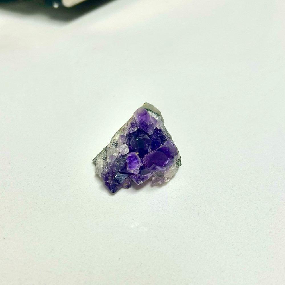 Amethyst Crystal Cluster Magnet *Stone of Peace* Small Decorative Purple Crystal